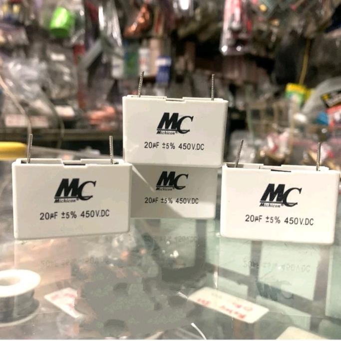CAPASITOR KAPASITOR VDC 20 UF 5% 450 VDC