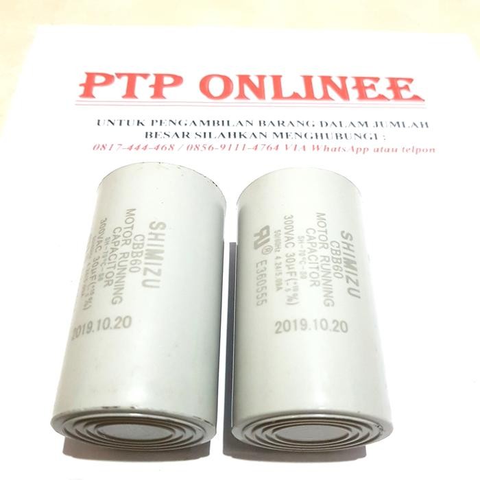 KAPASITOR 30UF POMPA AIR SHIMIZU ASLI