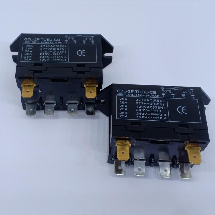 RELAY COMPRESSOR/ KOMPRESOR AC G7L-2P-TUBJ 220-240 VAC 25A