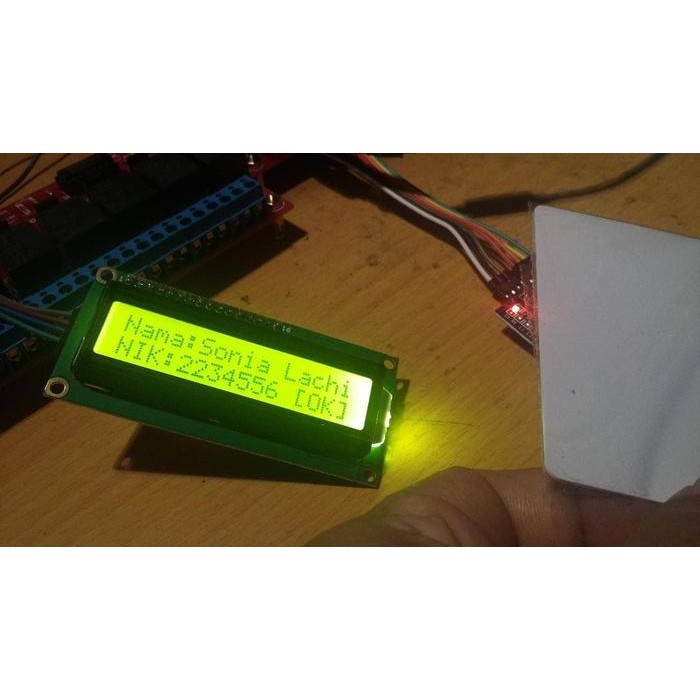 KIT ARDUINO IOT WIFI RFID LCD RTC, RELAY DAN MYSQL