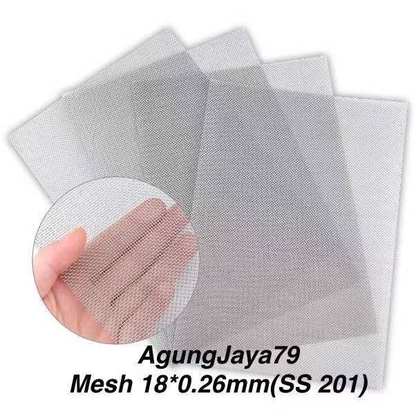 Kawat nyamuk stainless 201 mesh 18*0.26mm wiremesh stainless steel 201