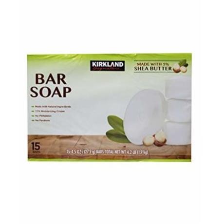 

Kirkland Bar Soap With Shea Butter 127,5 Gram (Jual Per 5 Batang)
