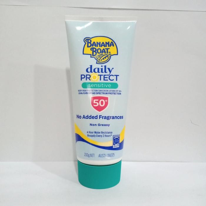 

Banana Boat Daily Protect Sensitive 50+ 200Gr / Sunscreen