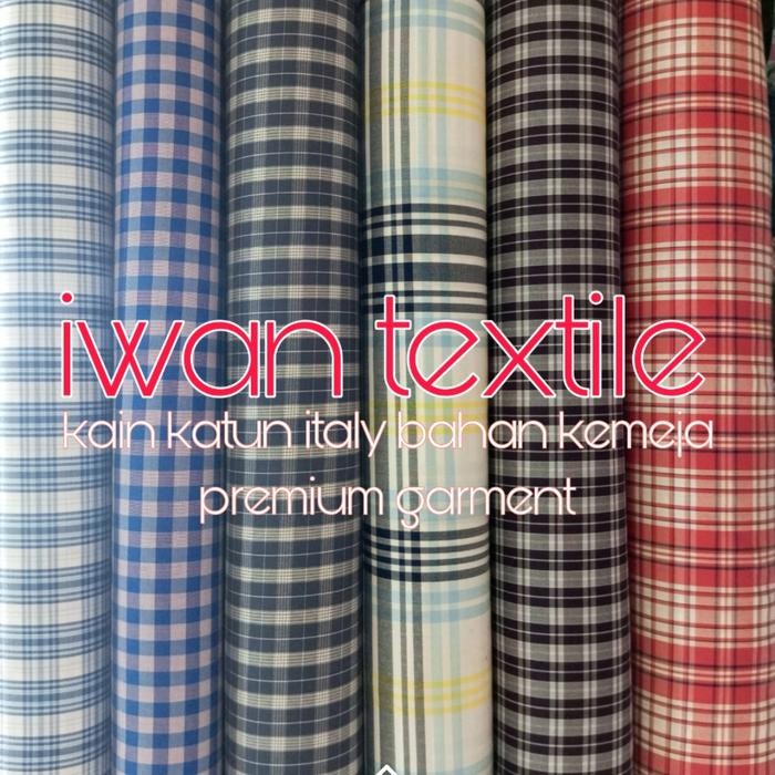 

Promo Kain Katun Kotak Kotak Yandet Italy Bahan Kemeja Dan Koko