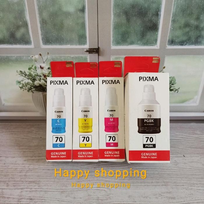 

1set / 4warna tinta Canon GI 70 for G5070 G6070 GM2070 GM4070 G7070
