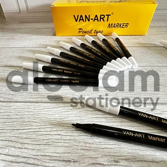 

New Azka SELUSIN ( 12 PCS ) Spidol Lepas Kecil Murah Van-Art