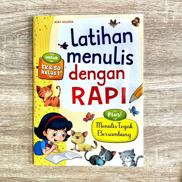 

New Buku Latihan Menulis dengan Rapi plus Menulis Tegak Bersambung untuk TK dan SD kelas 1