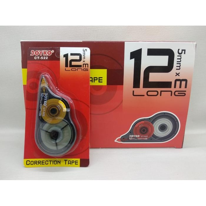 

New Correction Tape/ Tipx Kertas / Pita Koreksi Joyko CT-522
