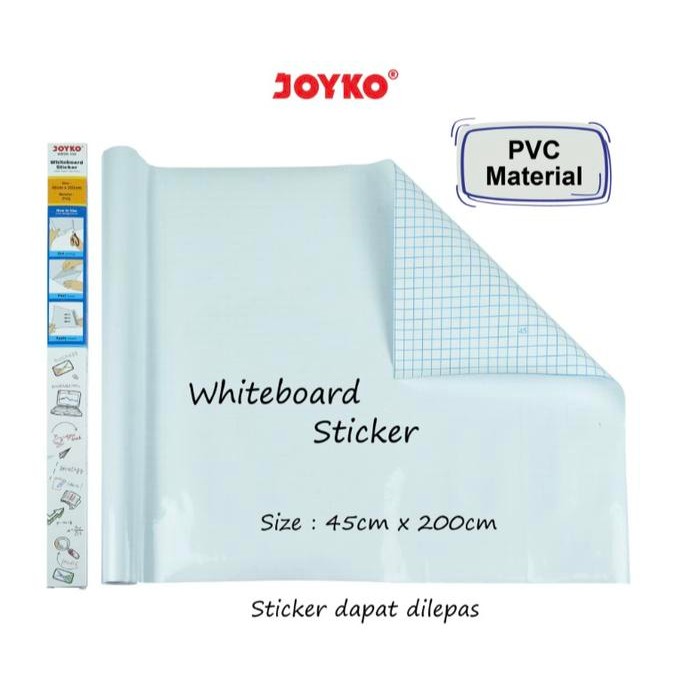 

New Stiker Papan Tulis Putih Whiteboard Sticker Joyko WBSK-150