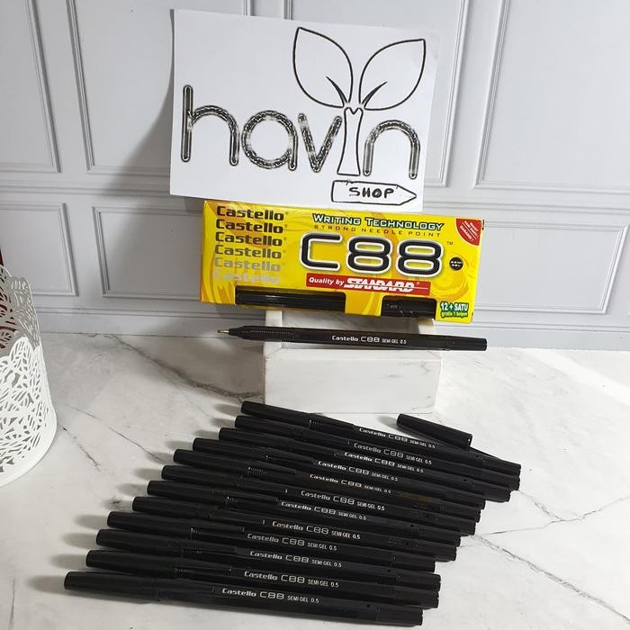 

New (13pc) pen standard castello C 88/pen standard murah ditulis enak