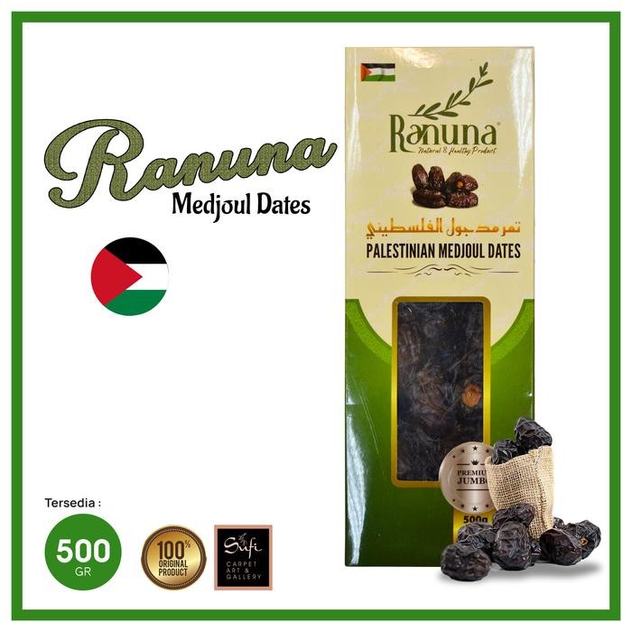 

ORIGINAL Kurma Medjoul Super Premium Medjool Ranuna Medjol Dates 500 gr Original Saudi Oleh Oleh