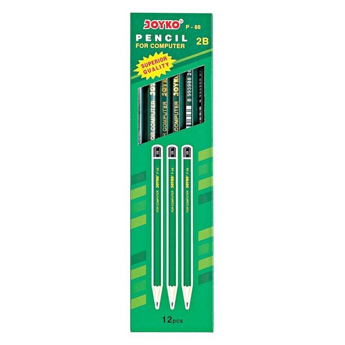 

New Joyko Pensil Joyko 2B P88 1 Pack Isi 12 Pcs Pencil For Komputer Pencils Pinsil Ujian Pensil
