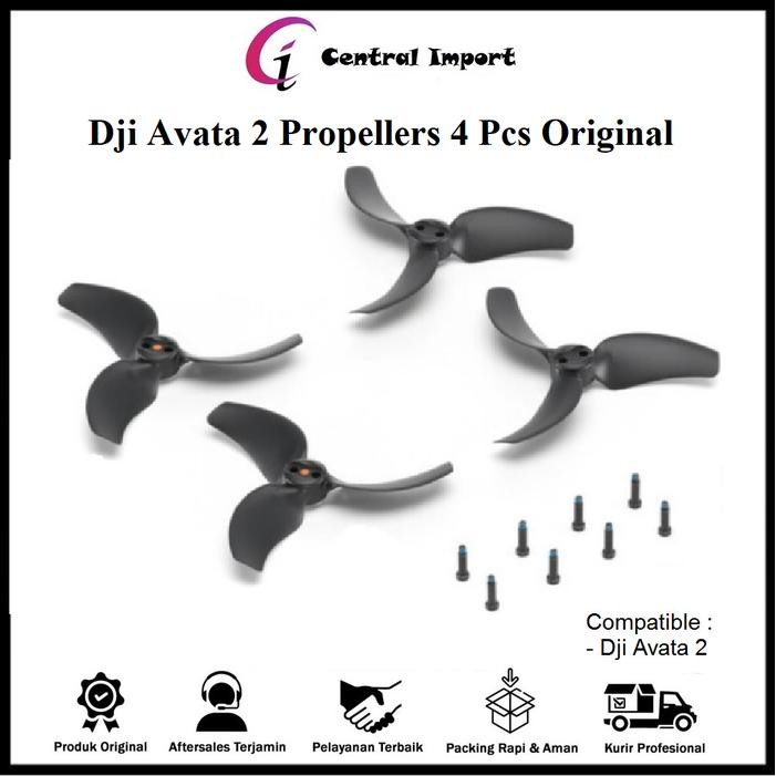 Dji Avata 2 Propellers 4 Pcs - Dji Avata 2 Propeller - Dji Avata 2 Baling Baling Original