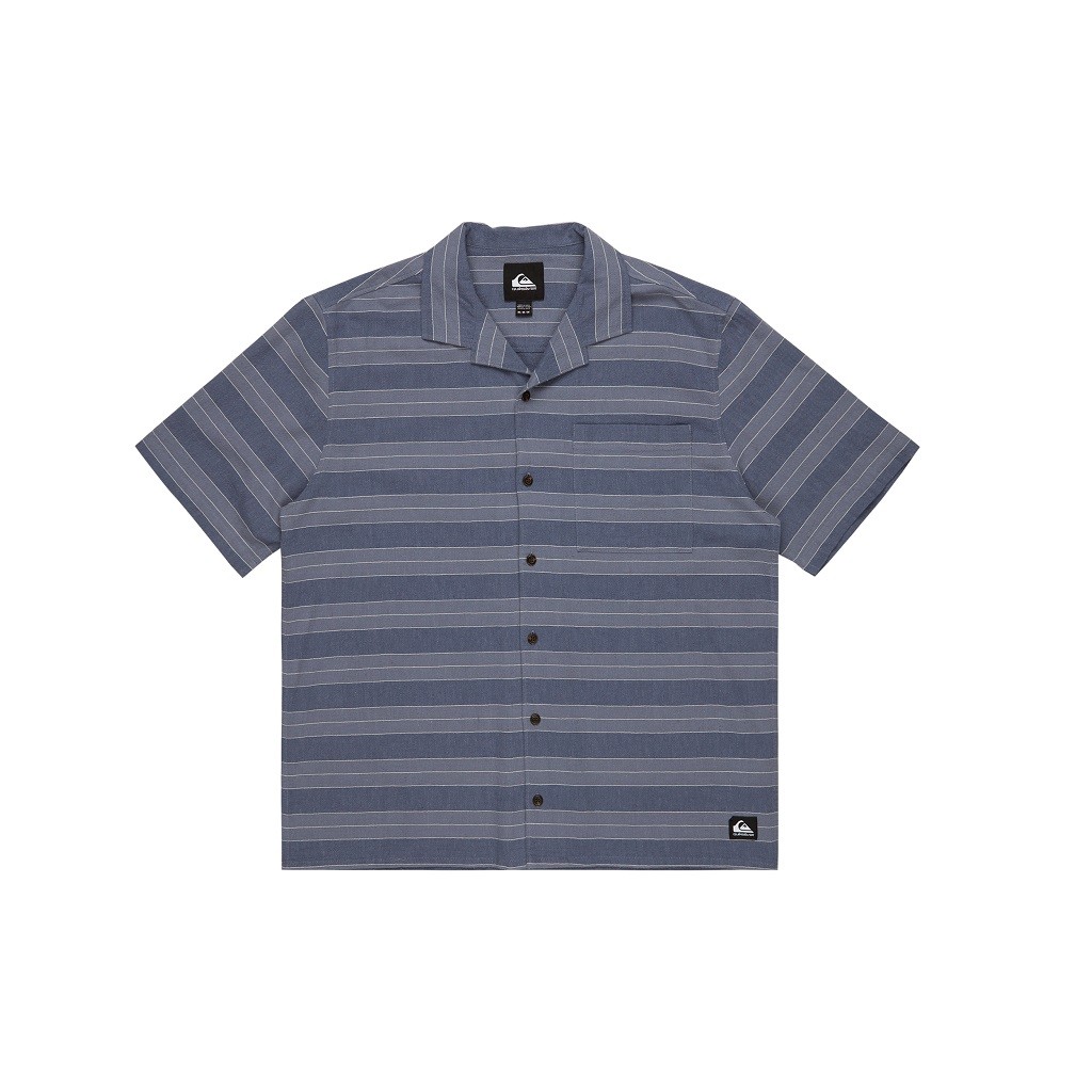 Quiksilver Mens Room Rock Vintage Indigo Shirt
