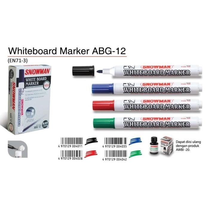 

New SPIDOL SNOWMAN BOARD MARKER ABG12
