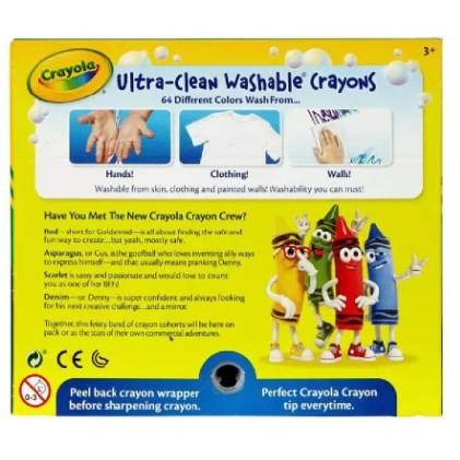 

Crayola Washable Crayons Isi 64 Pcs