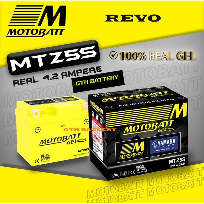 Aki Motor Motobatt Yamaha Revo Original