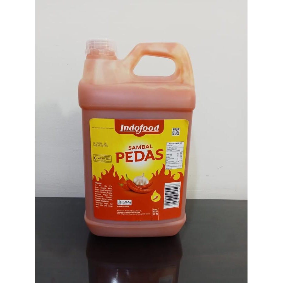 

Sambal Indofood Pedas Jerigen 5.5Kg