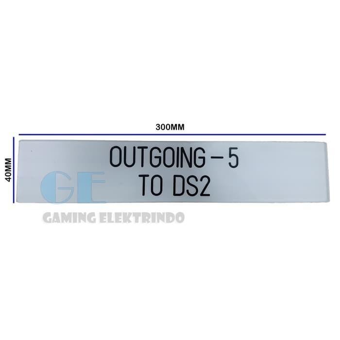 

Name Plate Panel W700Mm X H50Mm / Name Plate Acrylic