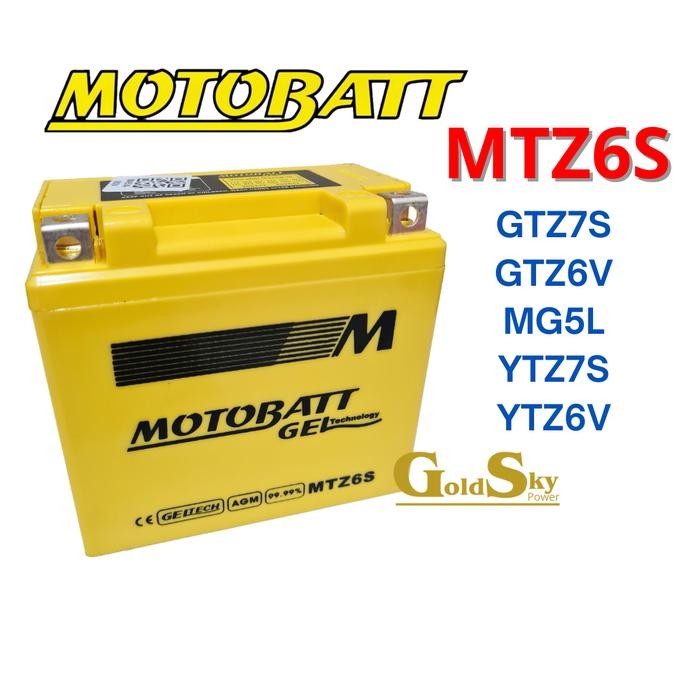 Aki Kering Motor Suzuki Gsx R150 Gsx S150 Mtz6S Motobatt