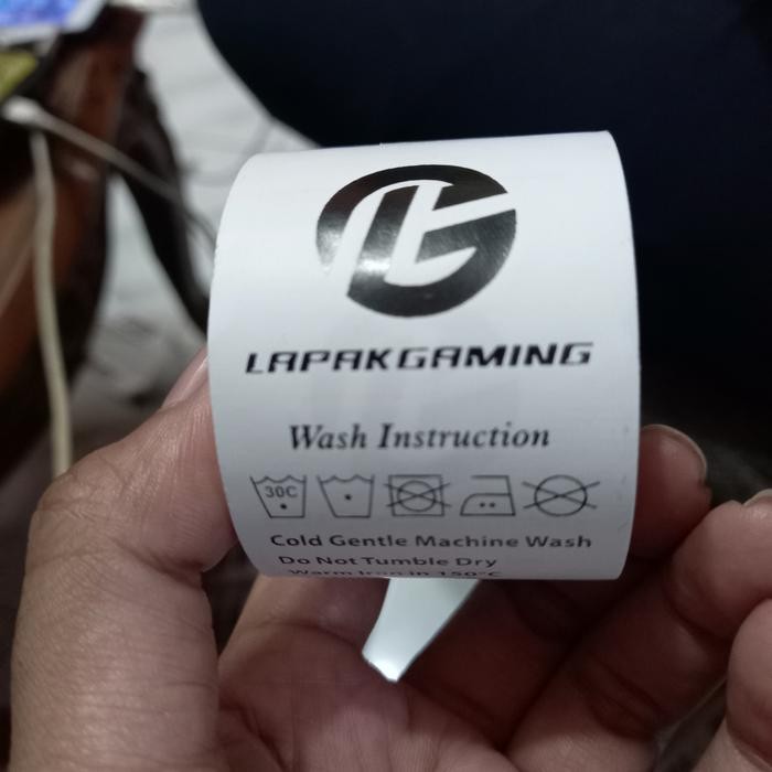 LABEL TAFETA LAUNDRY