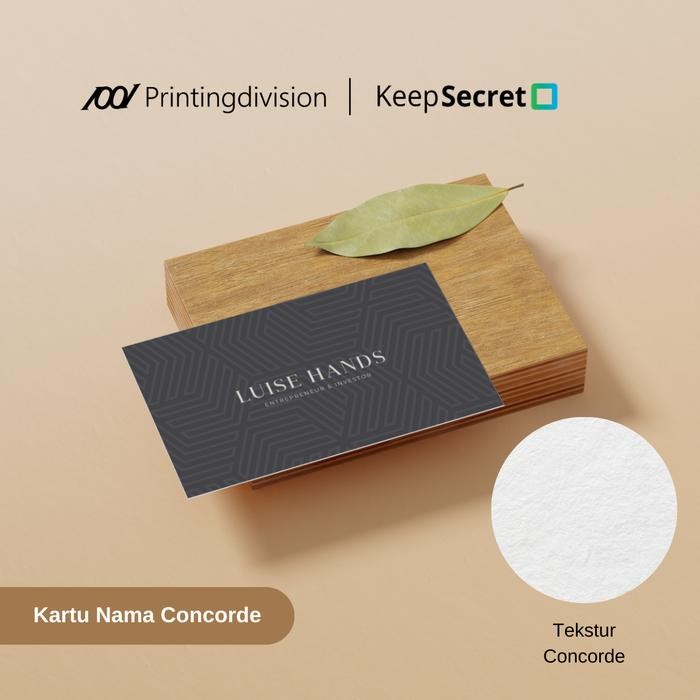 Sale Kartu Nama Premium Concorde Paper / Business Card Custom
