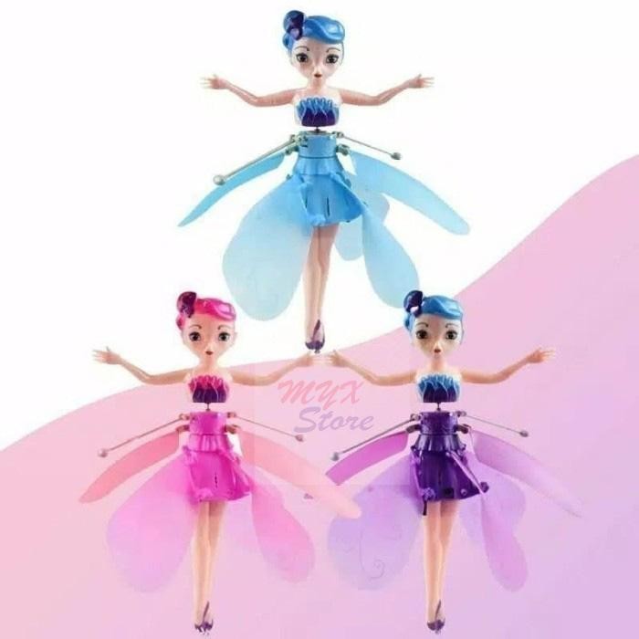 Mainan Peri Terbang Barbie Peri Terbang Flying Fairy Sensor Tiktok Boneka Barbie Peri Terbang Sensor