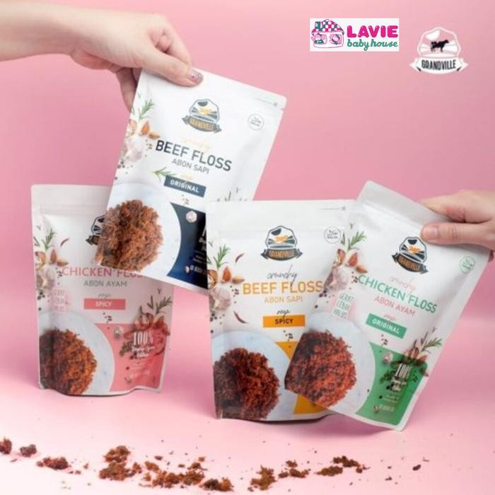 

Promo Grandville Abon Sapi Ayam Ikan Crunchy Single Pack Halal
