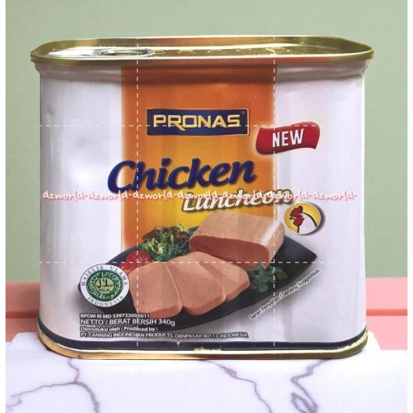 

Promo Pronas Chicken Luncheon Kornet Ayam Kaleng 340gr Makanan Instan Siap Saji