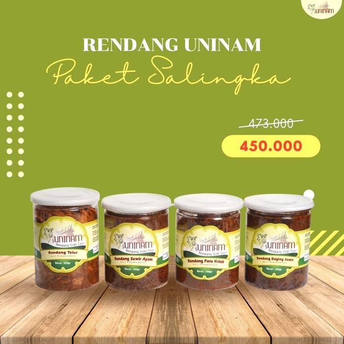 

Baru Paket Irit Rendang Uninam / Paket Salingka