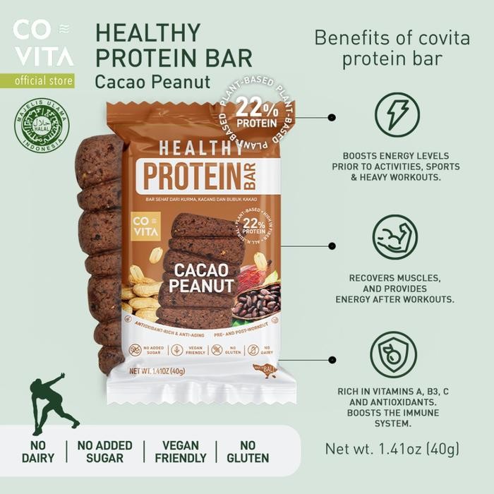 

Baru Covita Healthy Protein Bar Snack Protein