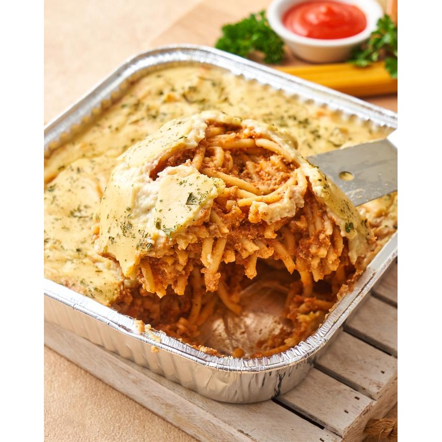 

Baru Cheesy Baked Spaghetti Family Box - Pasta Oven
