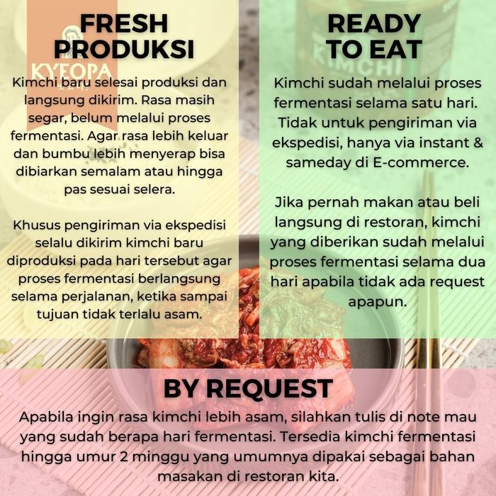 

Baru KYEOPA Classic Kimchi 250G - Halal Korean Kimchi