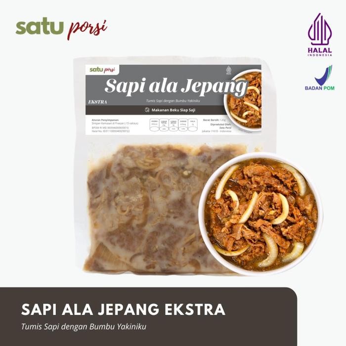

Baru Satu Porsi Sapi ala Jepang Extra Frozen Food Ready Meal 250gr