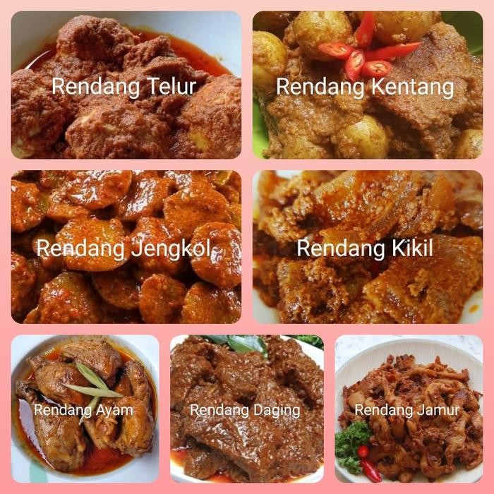 

Baru Paket Rendang Campur: Daging Sapi, Ayam, Kikil, Jengkol, Kentang, Jamur