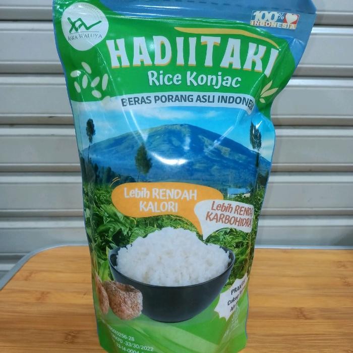 

Baru Beras Porang Hadiitaki 1kg Rendah Kalori