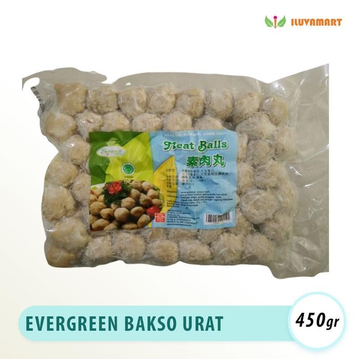 

Baru Evergreen Meatball 450gr - Bakso Urat / Vege