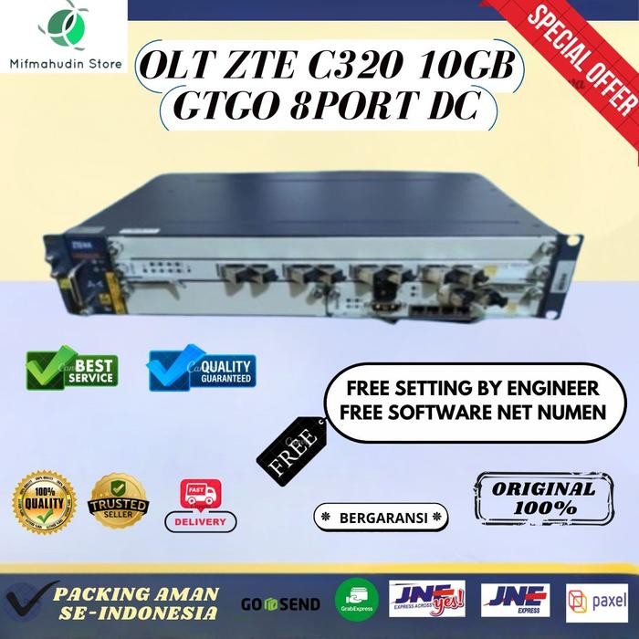 OLT ZTE C320 10GB GTGO 8PORT DC