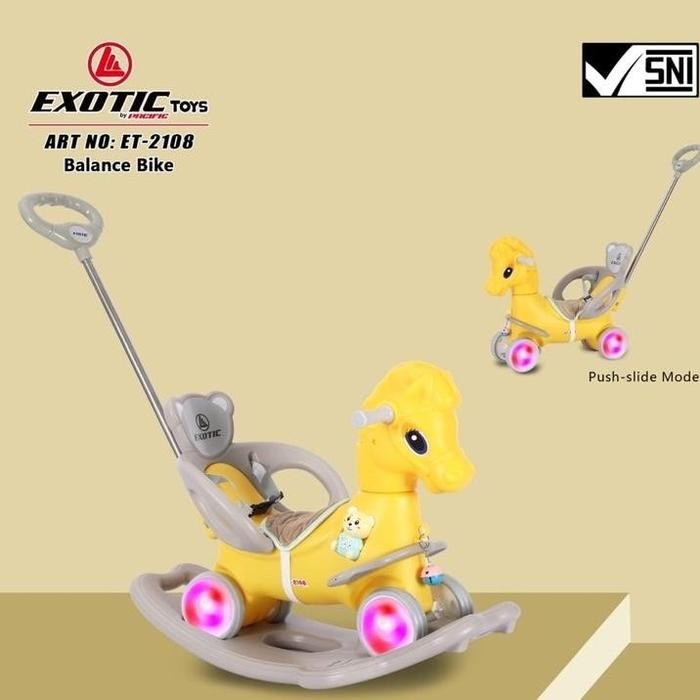 Mainan Anak Kuda Kudaan Exotic ET 21 3 in 1 KUDA Multi Functional