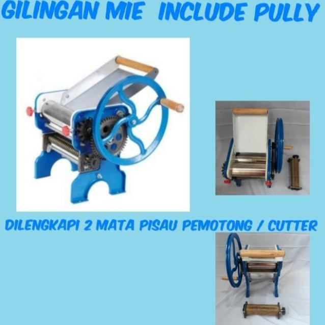 Gilingan Mie Manual Mollar Bearing Pully Noodle Maker 150-4FXZC