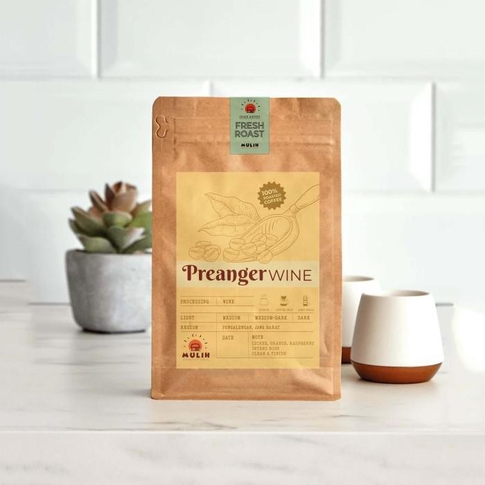 

Biji Kopi Bubuk Arabika Preanger Wine Arabica Coffee Roast Bean Mulih 1 kg