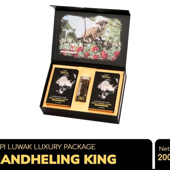 

Kopi Luwak Asli Mandheling 200gr Box besar