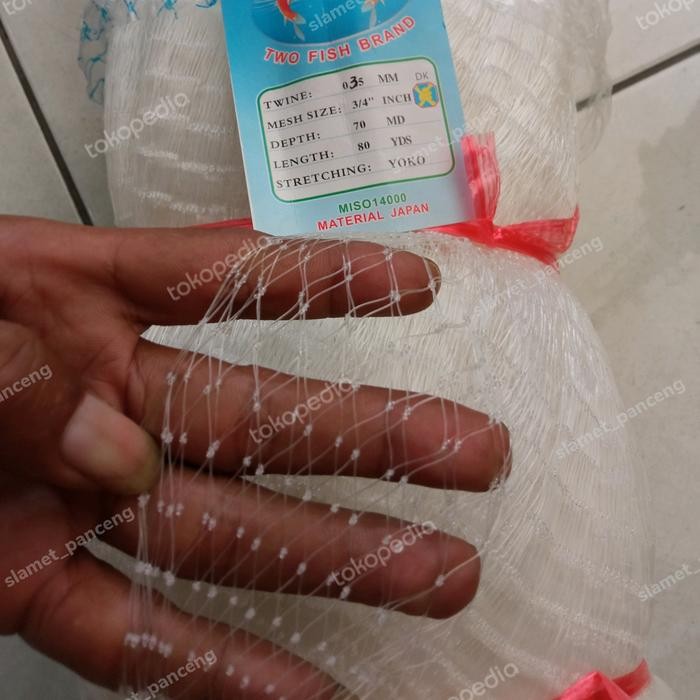 Jaring Ikan/Bahan Jaring Ikan/Bahan Jala/Branjang Ikan Senar 035 3/4"