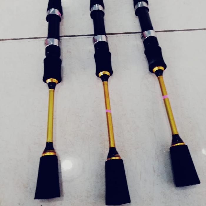 Sepaket Joran Ul Ajiro Ninja Golden Rose Dan Reel Daido Simura