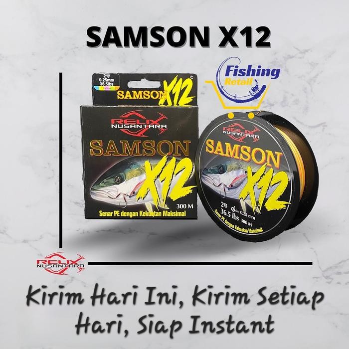 Senar Pe Samson X12 300 400 600 Meter Relix Nusantara