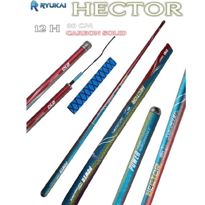 Tegek Carbon Kaku Hektor 12H Lele Bawal Joran