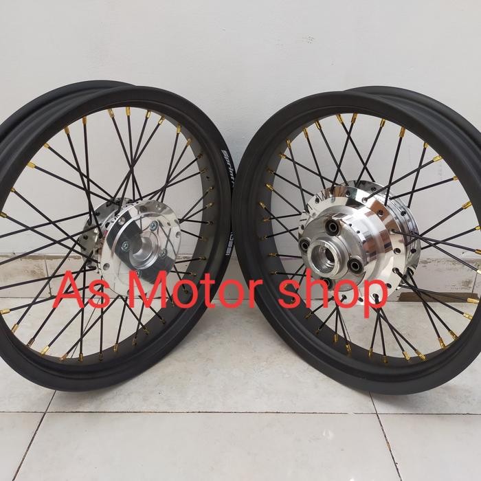 Sepaket Velg Tromol Jari2 250 - 350 Ring 17 Megapro Primus New Megapro