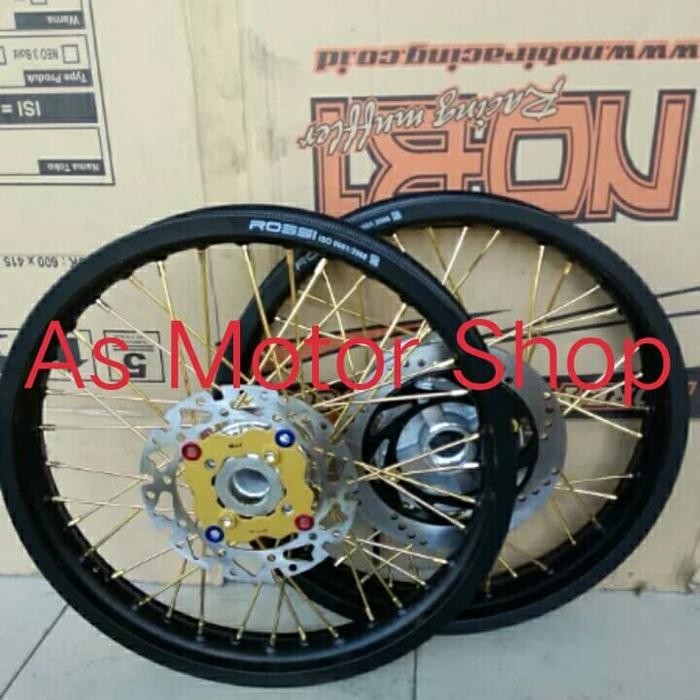Velg Set Rossi 215 - 250 Ring 17 Tromol Set Plus Cakram Ninja R Ss Rr