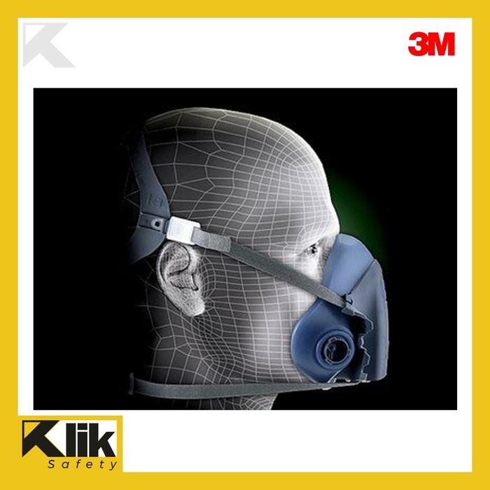 Original 3M Half Facepiece Reusable Respirator 7502 (Medium)