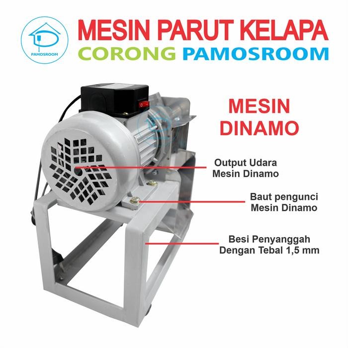 Pamosroom Mesin Parut Kelapa Listrik Parutan Kelapa Corong Parutan